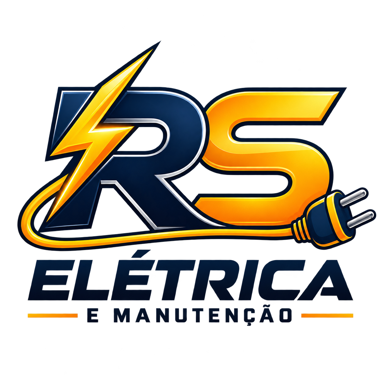 Logo RS Elétrica e Manutenção